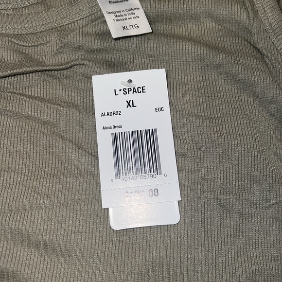 NWT L Space Alana Dress Eucalyptus - Picture 5 of 6